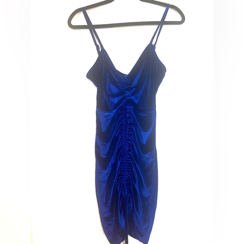 Spaghetti Strap Ruched Mini Dress